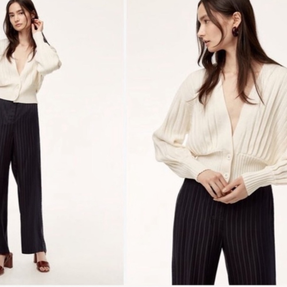 wilfred plunge cardigan m thais